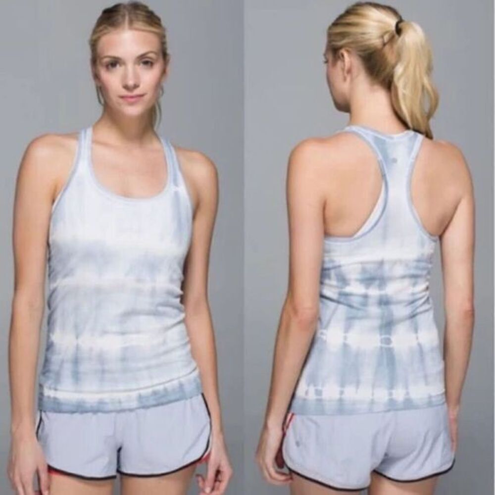 Lululemon Swiftly Tech Tank Blue Tie Dye